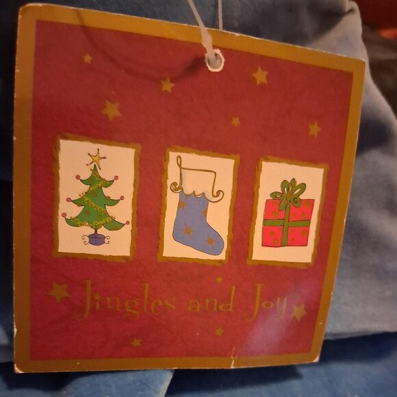 NWT Jingles and Joy Needlepoint Baby Christmas Stocking - Picture 2 of 4